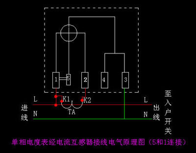 單相電表怎么接線(xiàn)