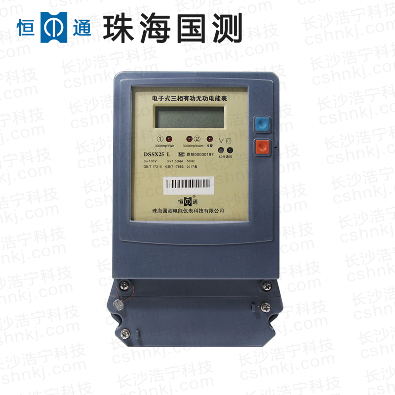 珠海恒通國(guó)測(cè)DSS(X)25三相三線電子式有無(wú)功組合電能表